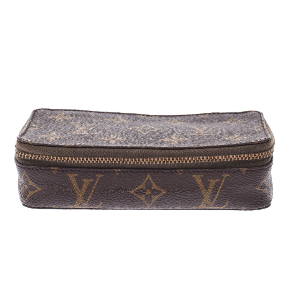 LOUIS VUITTON Poche Monte Carlo Case Brown Accessory Pouch